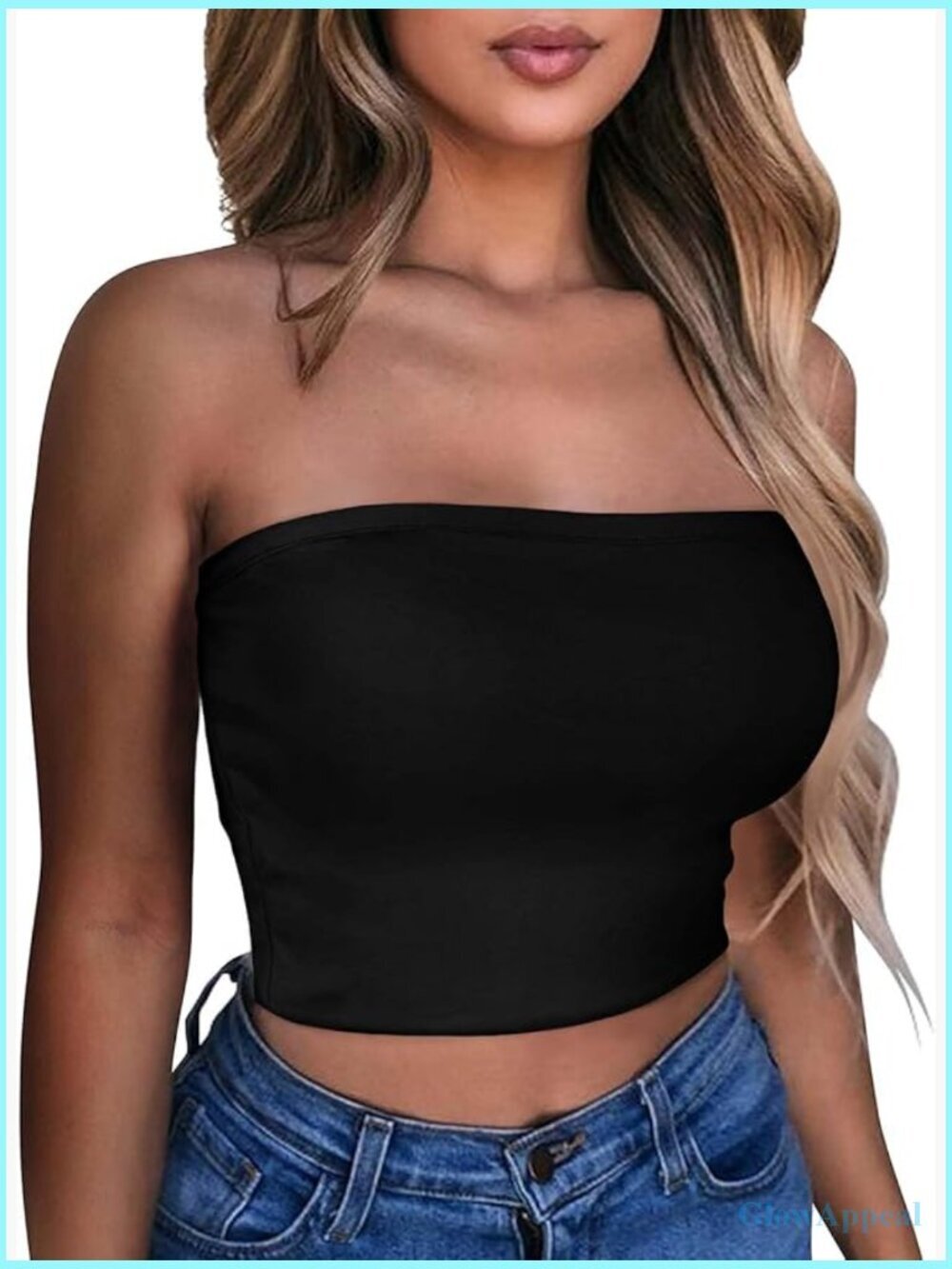 Strapless Crop Tank Top Tube Top Summer Basic Tunic Sexy